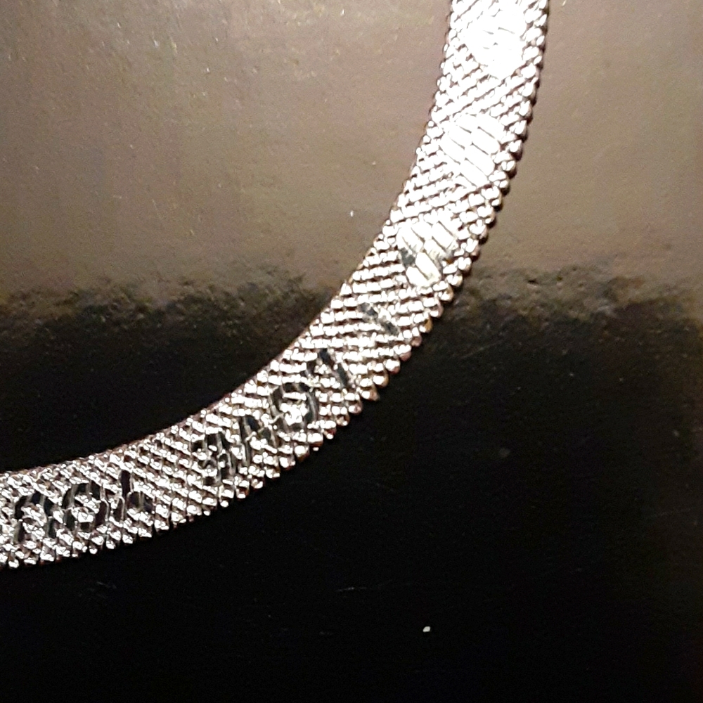 Silver Reversible I Love You bracelet